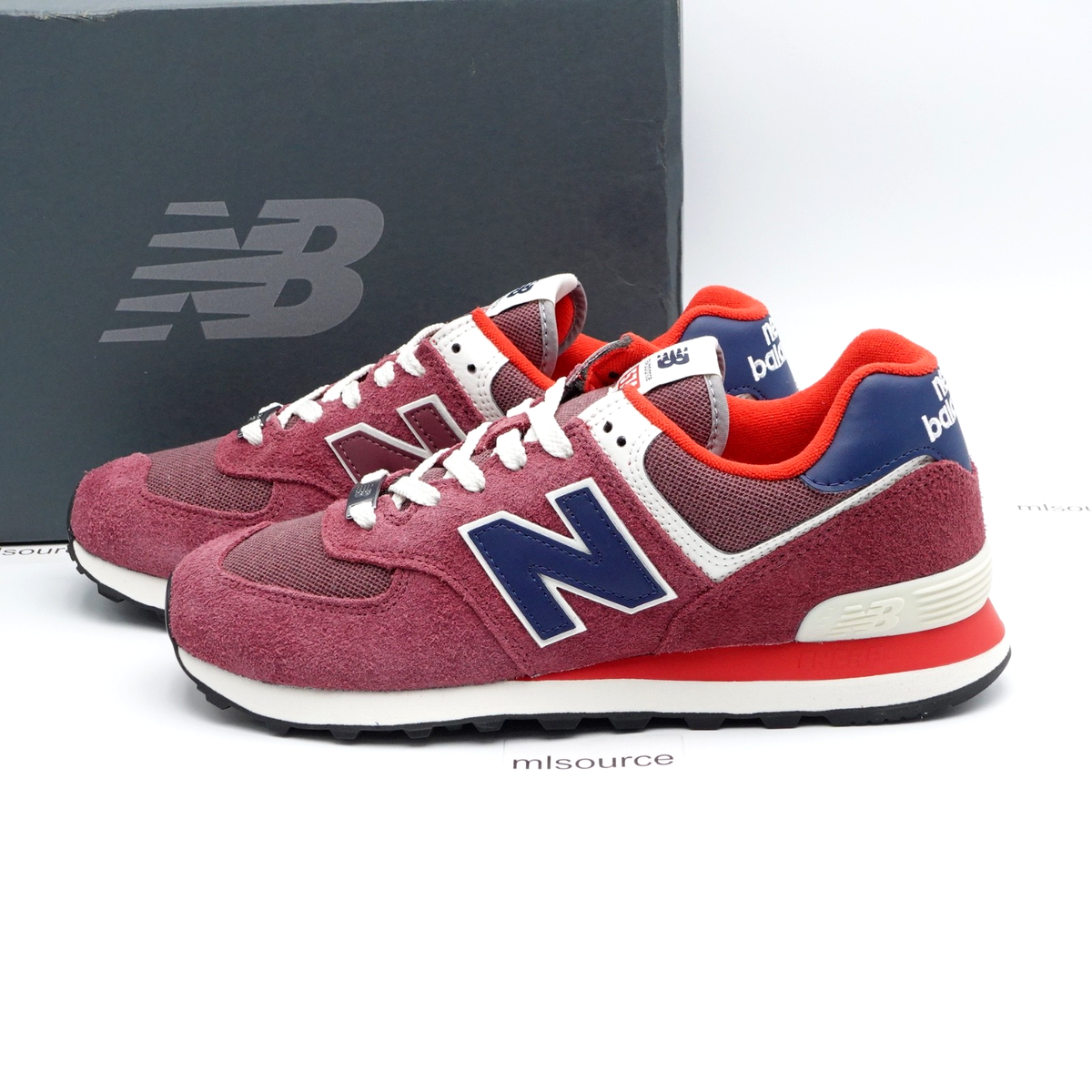 Size 7.5 Men's / 9 Women's New Balance 574 Sneakers U574RX2 Red