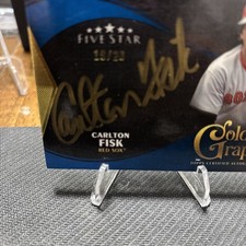2024 Topps Five Star - Golden Graphs Carlton Fisk #GG-CF Blue 19/20 Auto