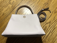 Tory Burch Britten Mini Satchel Light Pink Pebbled Leather