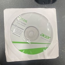 Acer X272HL Utility Suites CD, Windows Software, MU.T2D00.001