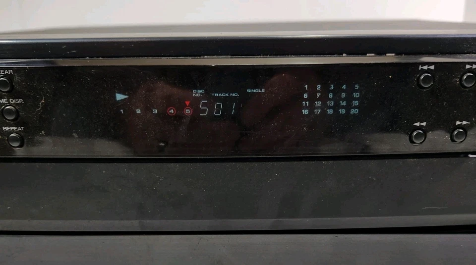 Cambiador de CD carrusel de 5 discos Kenwood 104CD probado/¡funciona! VER FOTOS DE TOP Foto 3 de 4