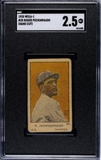 ROGER PECKINPAUGH 1920 W516-1 Hand Cut Strip Card #20 SGC 2.5 NEW YORK YANKEES