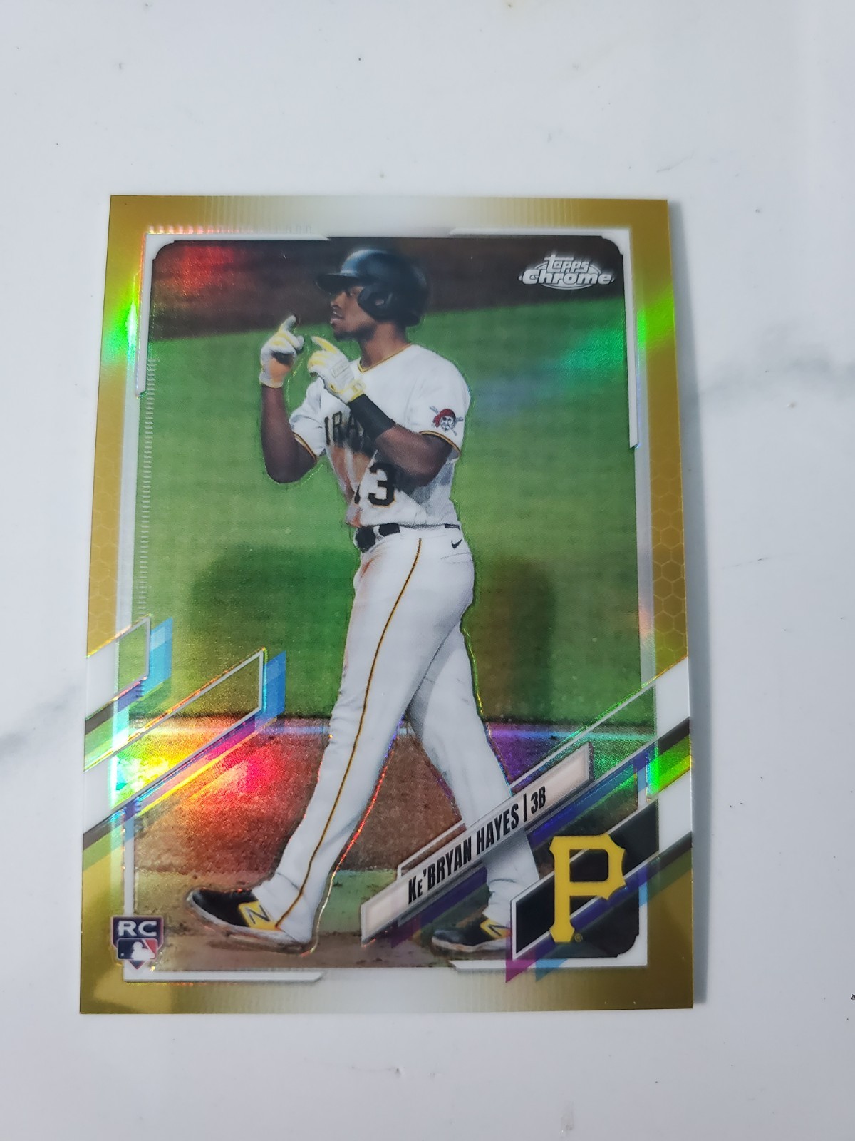 2021 Topps Chrome - Ke'Bryan Hayes #191 variant image 24/50 Gold