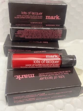 MARK LOTS OF LACQUER HOOK UP SUPER COLOR LIP GLOSS  IN FEVER (LOT OF 5)NIB