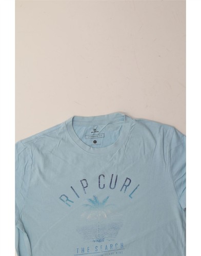 RIP CURL Herren Standard Fit Grafik T-Shirt Oberteil Small blau AP07 - Bild 3 von 3