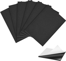 8 Pcs Adhesive Foam Padding Sheets 4 X 4 X 1/8 /3mm Thick,Black Closed Cell...