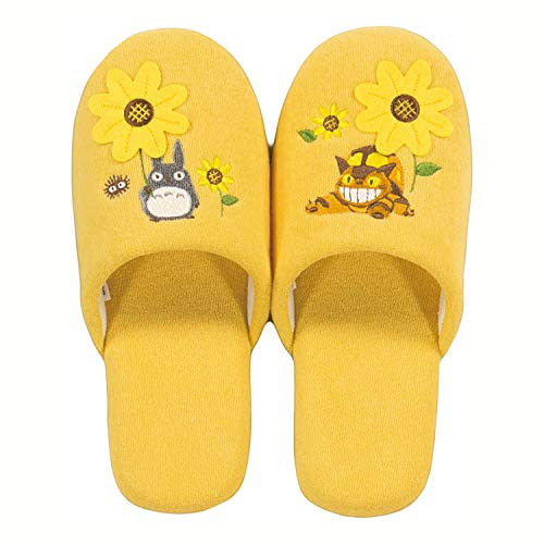 PANTOFOLA D’ORO Pantofole Senko My Neighbor Totoro Flower fermata autobus taglia gratuita giallo 66798 Giappone