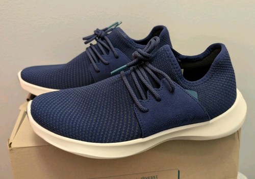 Vessi Everyday Classic Sneaker Marine Blue Women’s 9 Waterproof Lightweight NEW - Picture 2 of 5