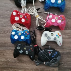 Lot of 20 Mixed Controllers Playstation PS3 Sega Saturn Xbox 360 Parts Repair