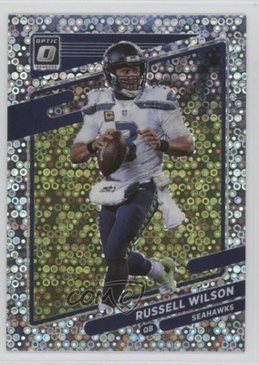 2021 Panini Donruss Optic Silver Circles Prizm 95/125 Russell Wilson #197 00c5