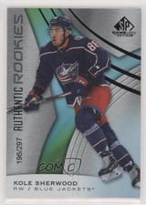 2019 Upper Deck SP Game Used Authentic Rookies Rainbow 196/297 Kole Sherwood fm0