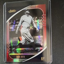 Panini 2021 Absolute Babe Ruth #53 New York Yankees Serial Numbered /99