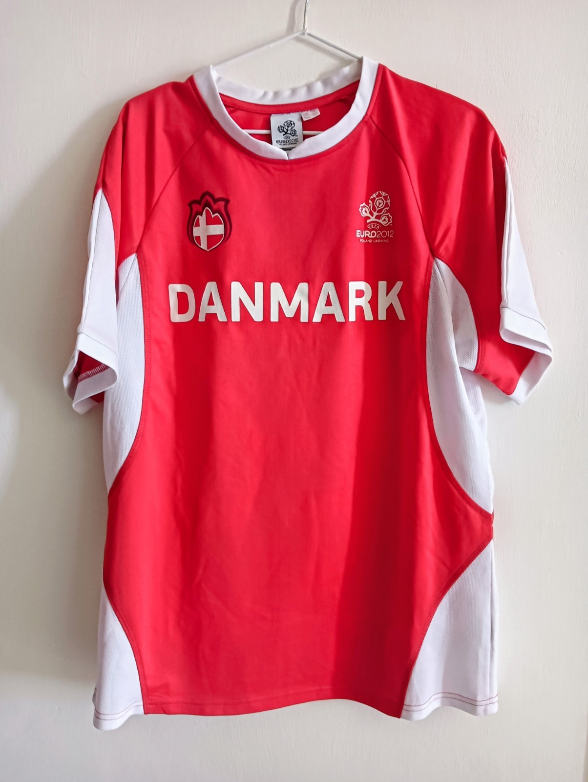 Maglia Calcio 10 DANIMARCA euro 2012 Poland Ukraine 💯 Official Licensed Denmark
