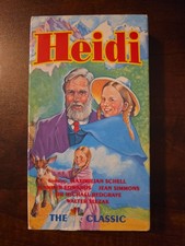 Heidi The NBC Classic VHS, Vintage Stars: Redgrave, Schell, Simmons, Slezak