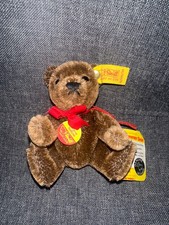 Vtg Steiff Brown Teddy Bear w/ Original Chest Tag Button in Ear Ref.188
