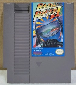Rad Racer con manuale e Rad Racer II (Nintendo, NES, 1987/1990) con parapolvere