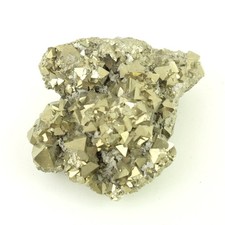 Bellissimo Campione di PIRITE Pentagonale con Quarzo Arredamento Alta Qualità Mi