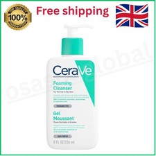 CeraVe 236ml Foaming Cleanser – Gentle Face Wash for Normal to Oily Skin