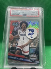 ROY Stephon Castle- 2023 Bowman U X Factor#88  PSA 10 GEM MT Pop 6