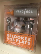 Kit ustensiles cuisine Top Chef « Relookez vos plats », contient livre idées