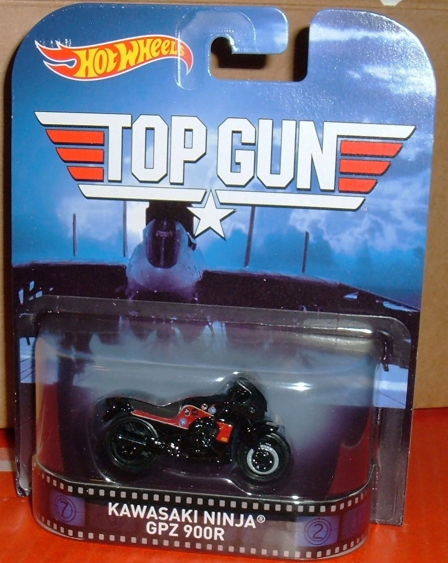 ミニカー HotWheelsKAWASAKININJAGPZ900RTOPGUN Hot Wheels Retro Entertainment Kawasaki Diecast & Toy Vehicles for