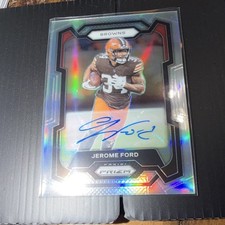 2023 Panini Prizm Jerome Ford #66 Silver Prizm Autographs Auto Browns