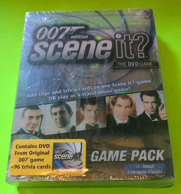 SCENE IT 007 JAMES BOND EDITION GAME PACK DVD W/ TRIVIA CARDS SEALED QUICK SHIP 