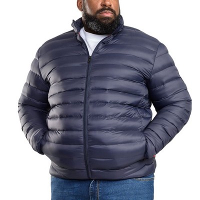 Duke D555 Rowland Big Tall Kingsize warme gefütterte Winterjacke Mantel für Herren - marineblau