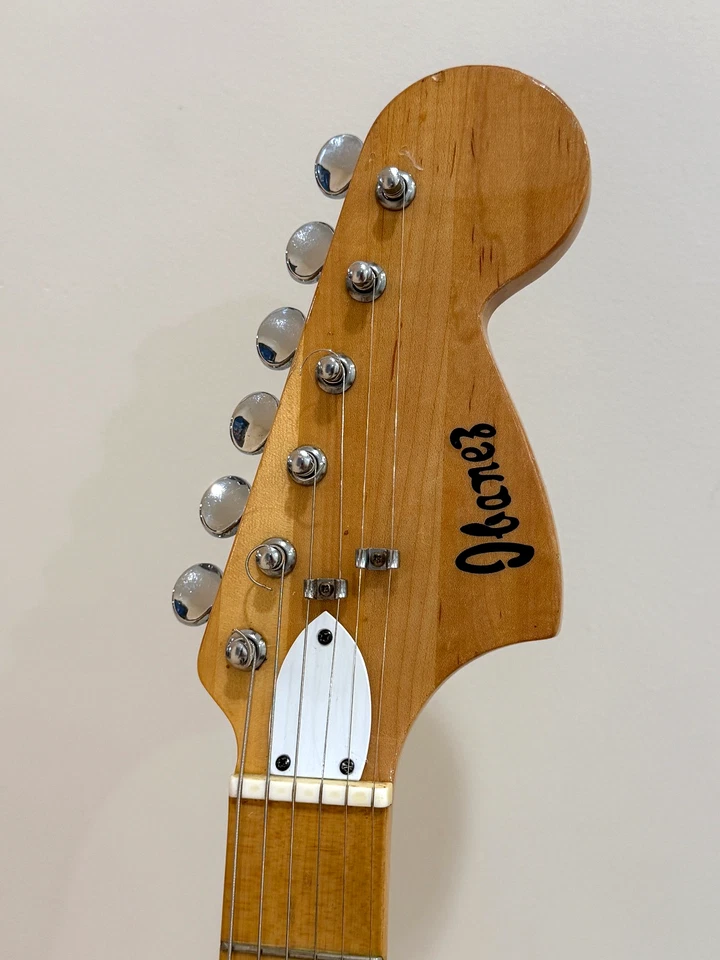 Vintage 1970s Ibanez Stratocaster Electric Guitar Lawsuit Era - White - Image 3 of 4