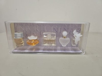Vintage 2004 Rare Nina Ricci 5 Pc Mini Perfume Set Love In Paris  & etc NOS