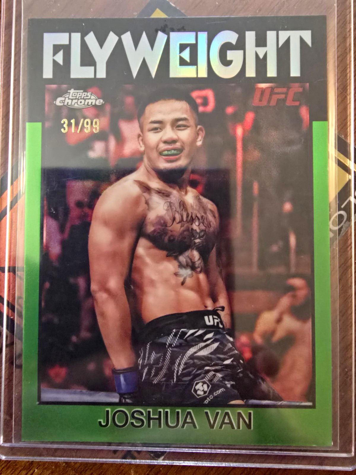 2026 Chrome UFC Joshua Van Green/99 1986 Refractor #86-4 (SN)
