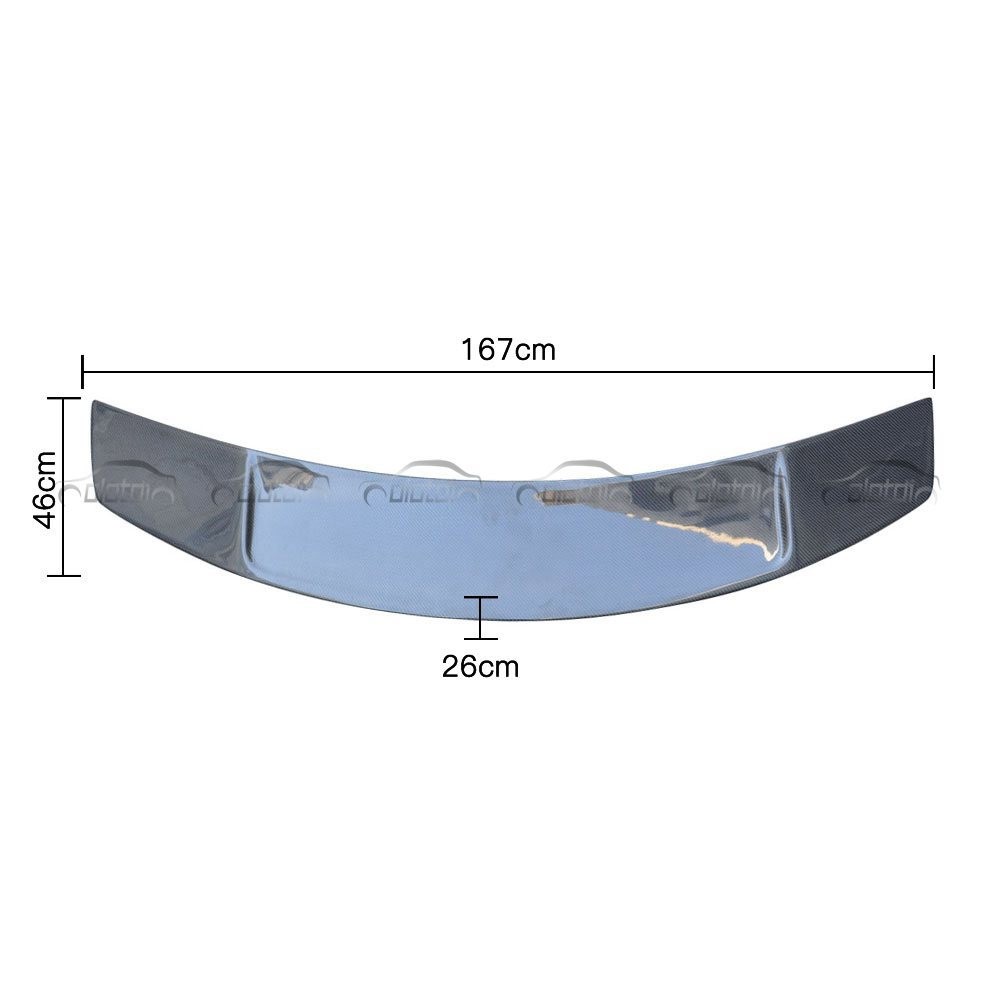 For Audi R8 2016-2020 Carbon Fiber V Style Rear Wing Trunk Blade Spoiler Boot