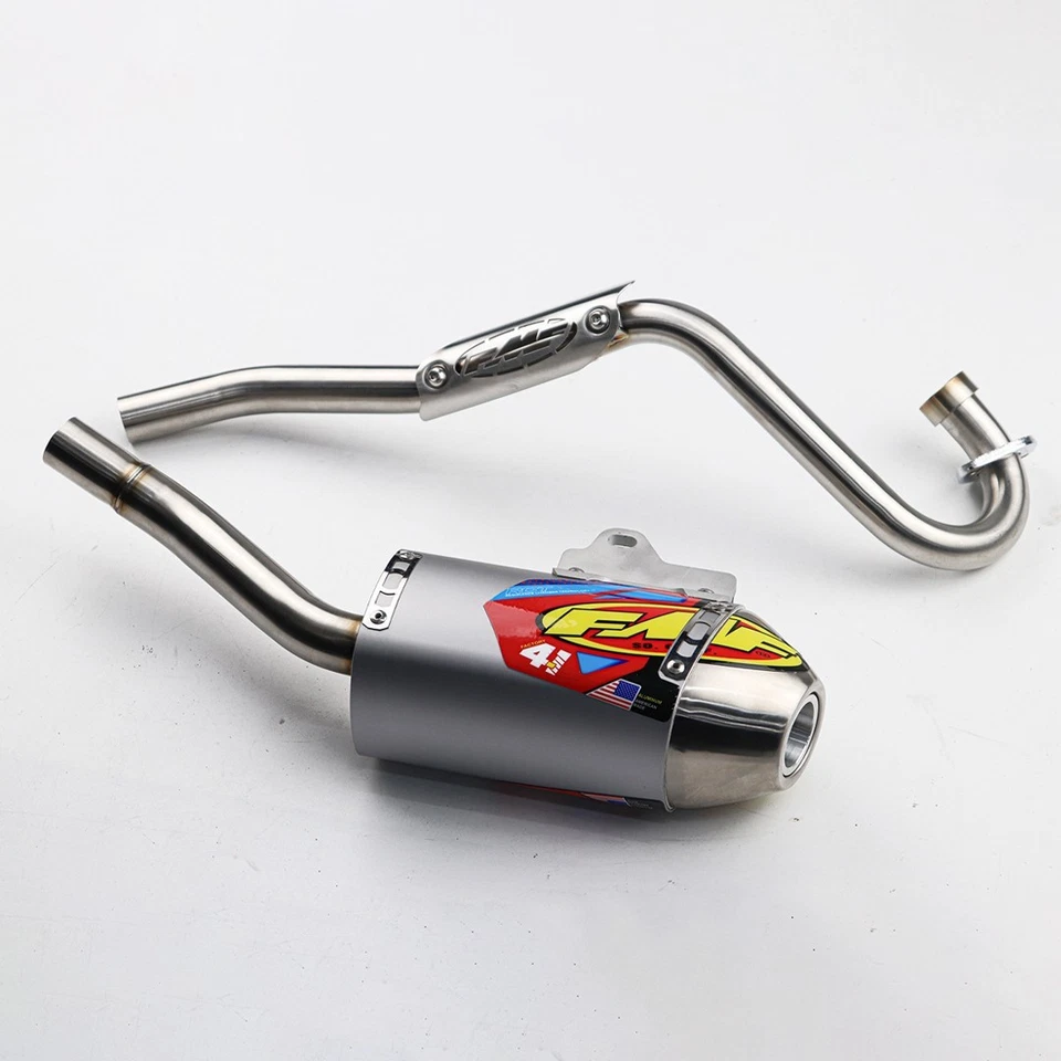 FULL SYSTEM EXHAUST MUFFLER PIPE WITH SILVER FIT FOR HONDA CRF 110 2019-2025 - Image 3 of 4