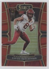2023 Panini Select Draft Picks Concourse Red Prizm 49/149 Xavier Hutchinson c4i