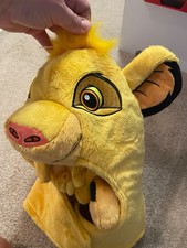 Hombres Grande Disney El Rey León Simba Disfraz Capucha Mitones Zapato Cubierta Repuesto