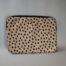 Kate Spade New York Glitter Stripe Laptop iPad Tablet Case Padded Zip