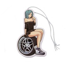 Lufterfrischer Duftbaum für Auto Tuning air freshener Anime Sexy 137 Wheel Girl