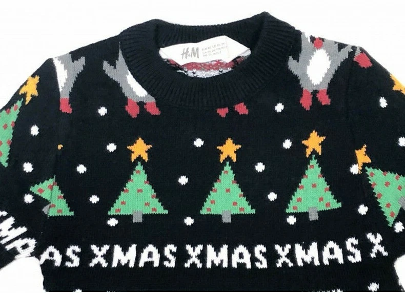 H and m boys christmas jumper sale