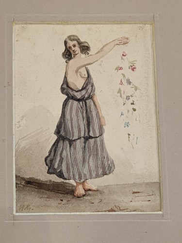 Antique Victorian Original watercolour painting by Ernest Henri Griset 1843-1907 - Picture 16 of 19