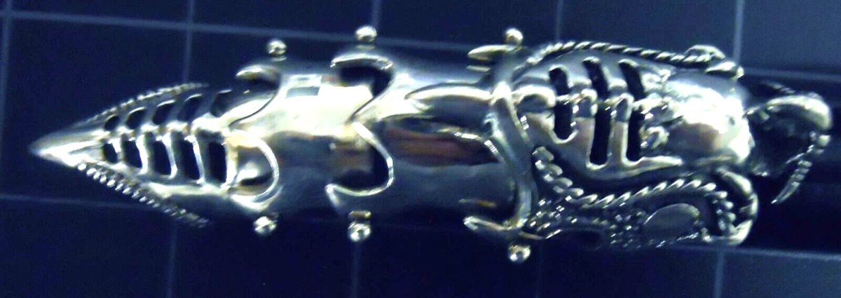 Sterling silver shop armor ring