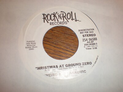 Weird Al Yankovic 45 Christmas At Ground Zero  ROCK N ROLL PROMO