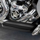Black Rider Driver Floorboards Footboards For Harley Touring Road King 1994-2023