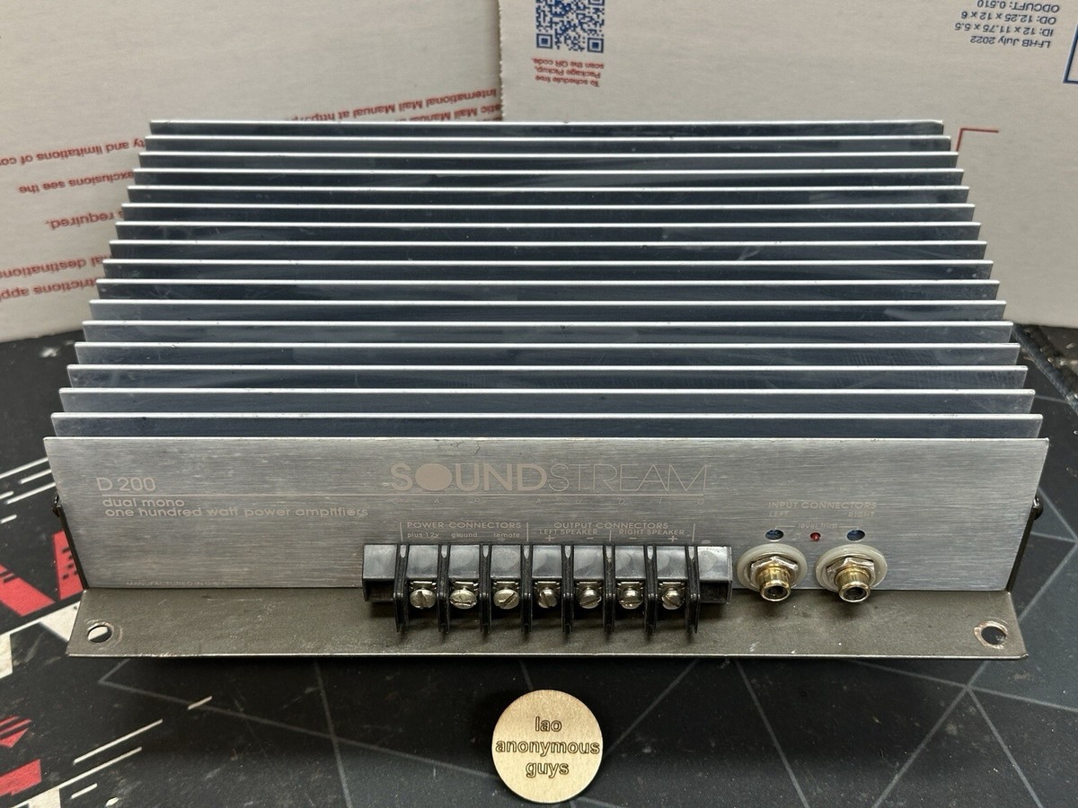 サウンドストリーム アンプ　D200　当時物 Old School Soundstream D200 | eBay