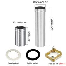 8/15cm Pipe Fitting Faucet Extension Tubes For Bathroom And Kitchen Faucets