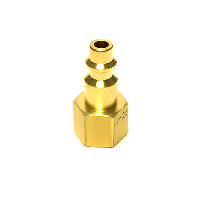 10 Pcs Solid Brass Quick Coupler Set Air Hose Connector Fittings 1/4 NPT Tools E - Foto 3