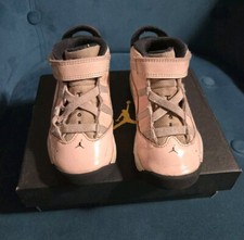 Nike Air Jordan 6 Rings Atmosphere Pink/White 323420-602 Toddler Size 9C