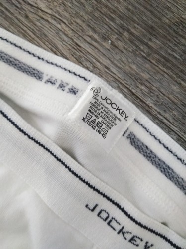 VTG Eddie Bauer (1) & JOCKEY (1) BOXER BRIEFS WHITE 100% Cotton SIZE XL (NOS) - Picture 2 of 8
