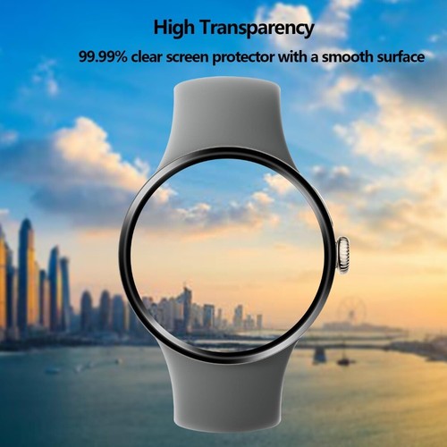 Pour Google Pixel Watch 3/2/1 41MM 45MM Protection écran Verre Trempé Housse - Photo 12 sur 12
