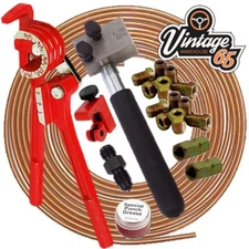 Copper Brake Pipe Line 3/16" Repair Kit DIN 4.75mm Vauxhall Astra Corsa Xafira