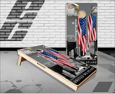 911 Tribute United Flag Cornhole Boards Bean Bag Toss Game